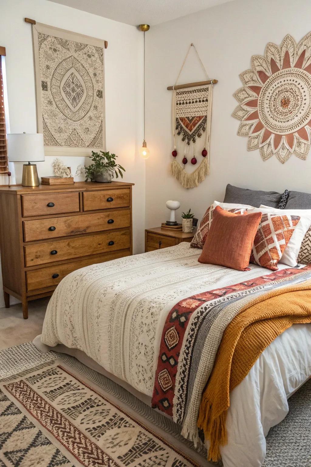 A varied blend which creates an individualized and unique space.