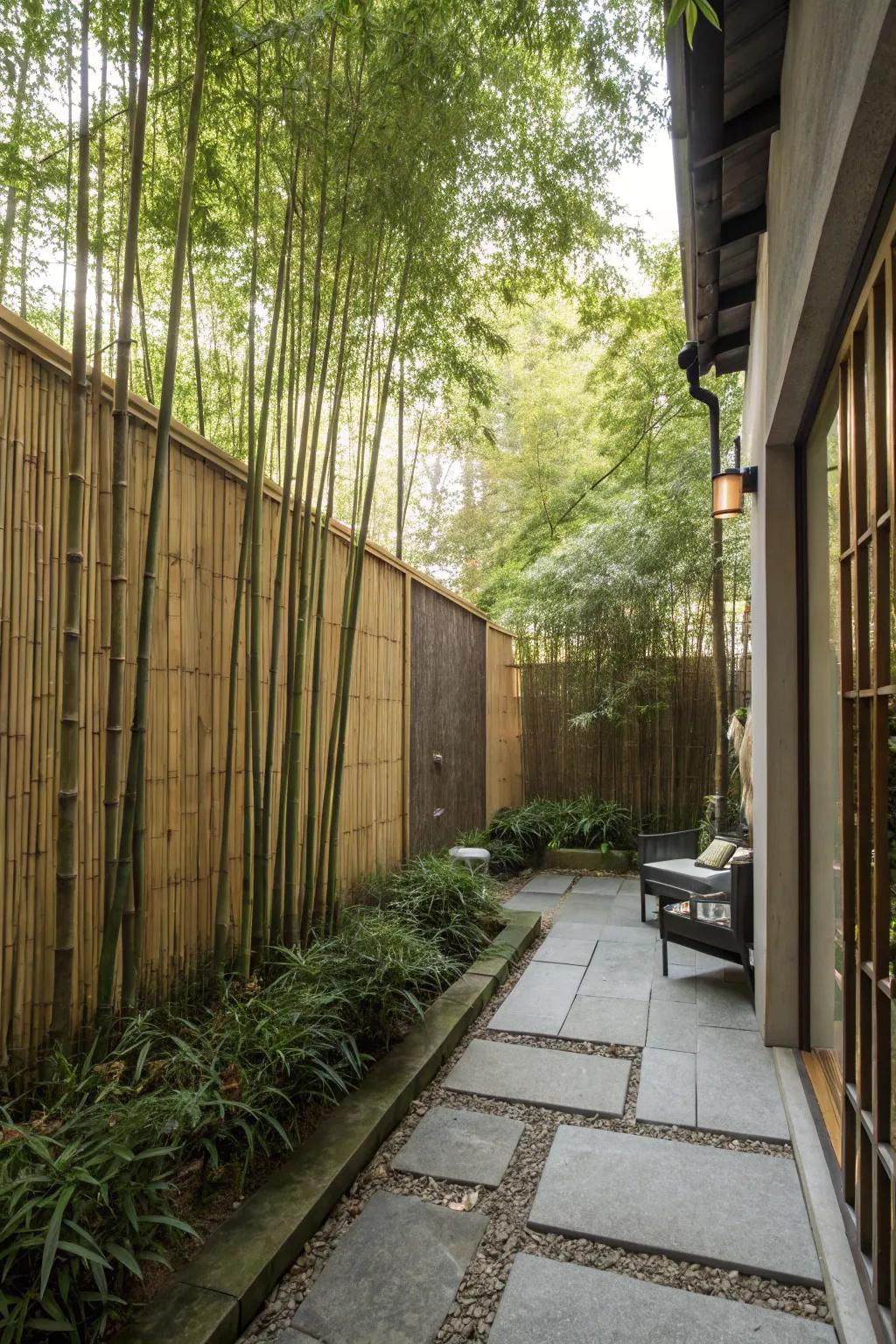 Seclusion screens fashion intimate and snug spaces.