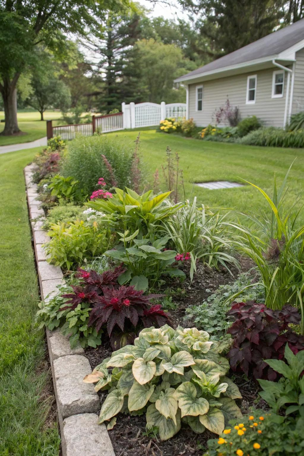 Conceive intrigue with an amalgamation of plant textures.