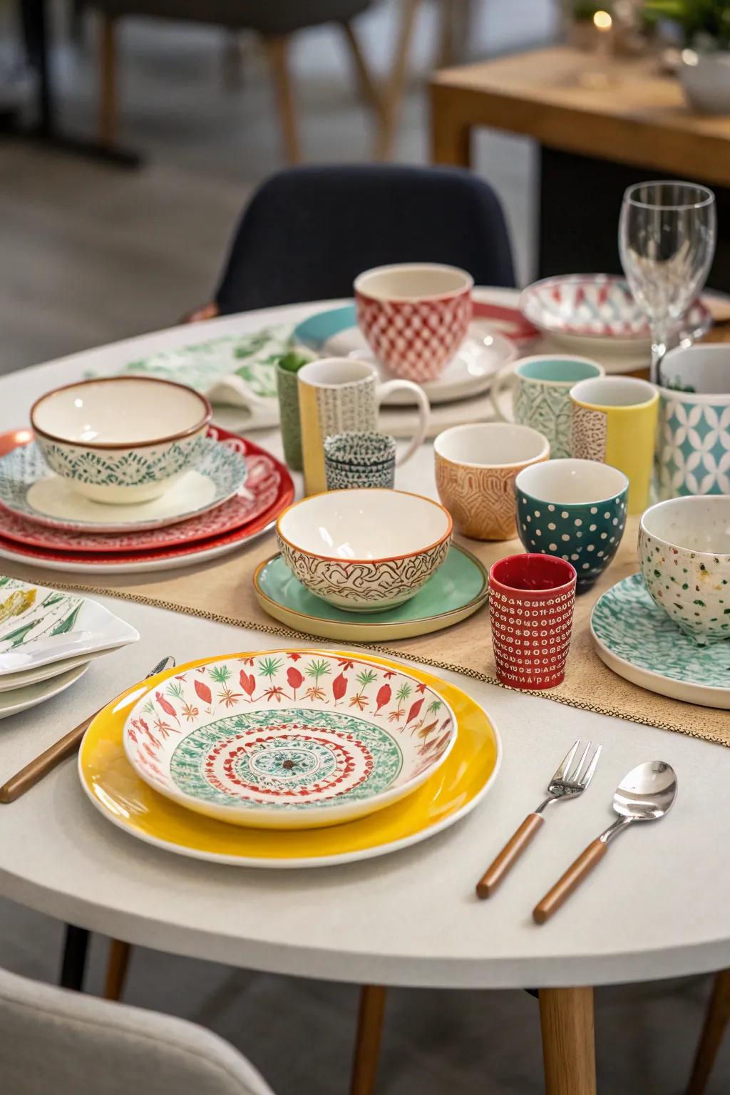 Blending styles adds unique charm to the table.