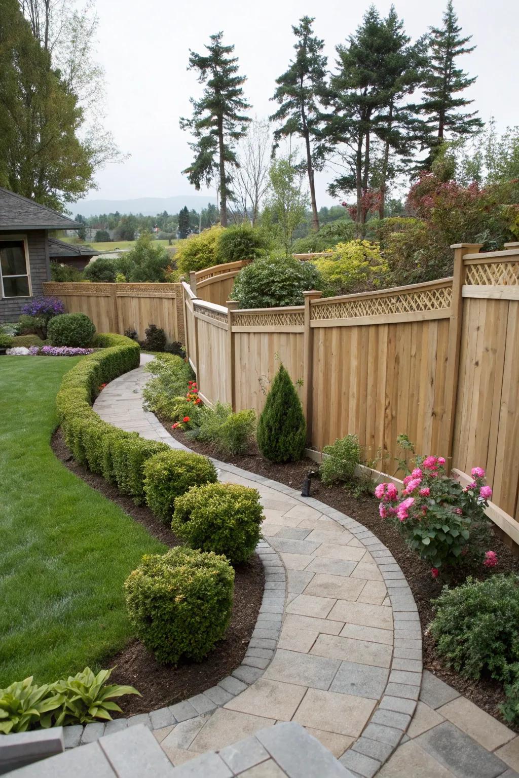 Curved timber guards contribute elegance and fluidity to your space.