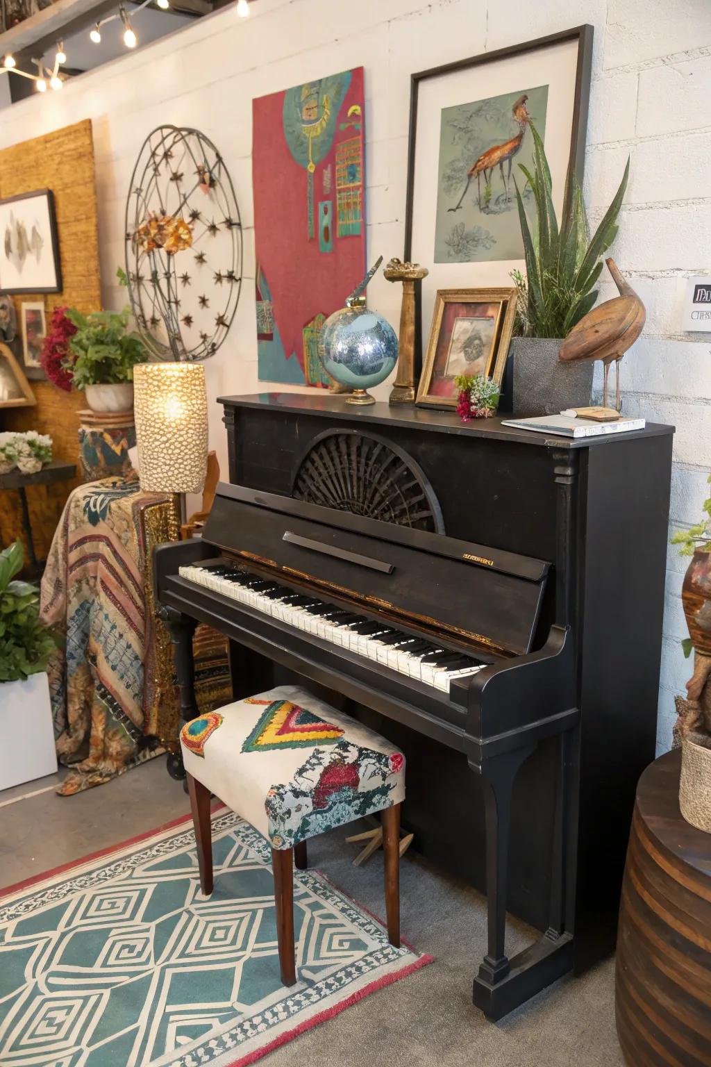Fill your piano space with your unique style and personality.