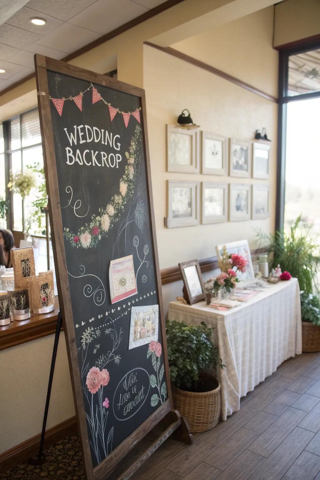 Express your personality with chalkboard art.