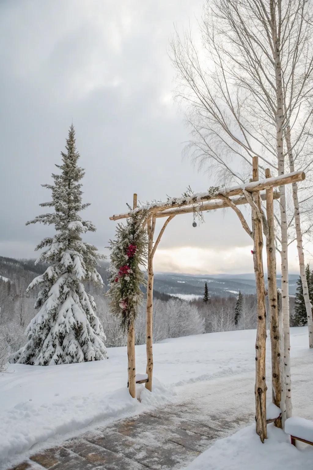Birch timber injects an all-natural and snug component into your nuptials.