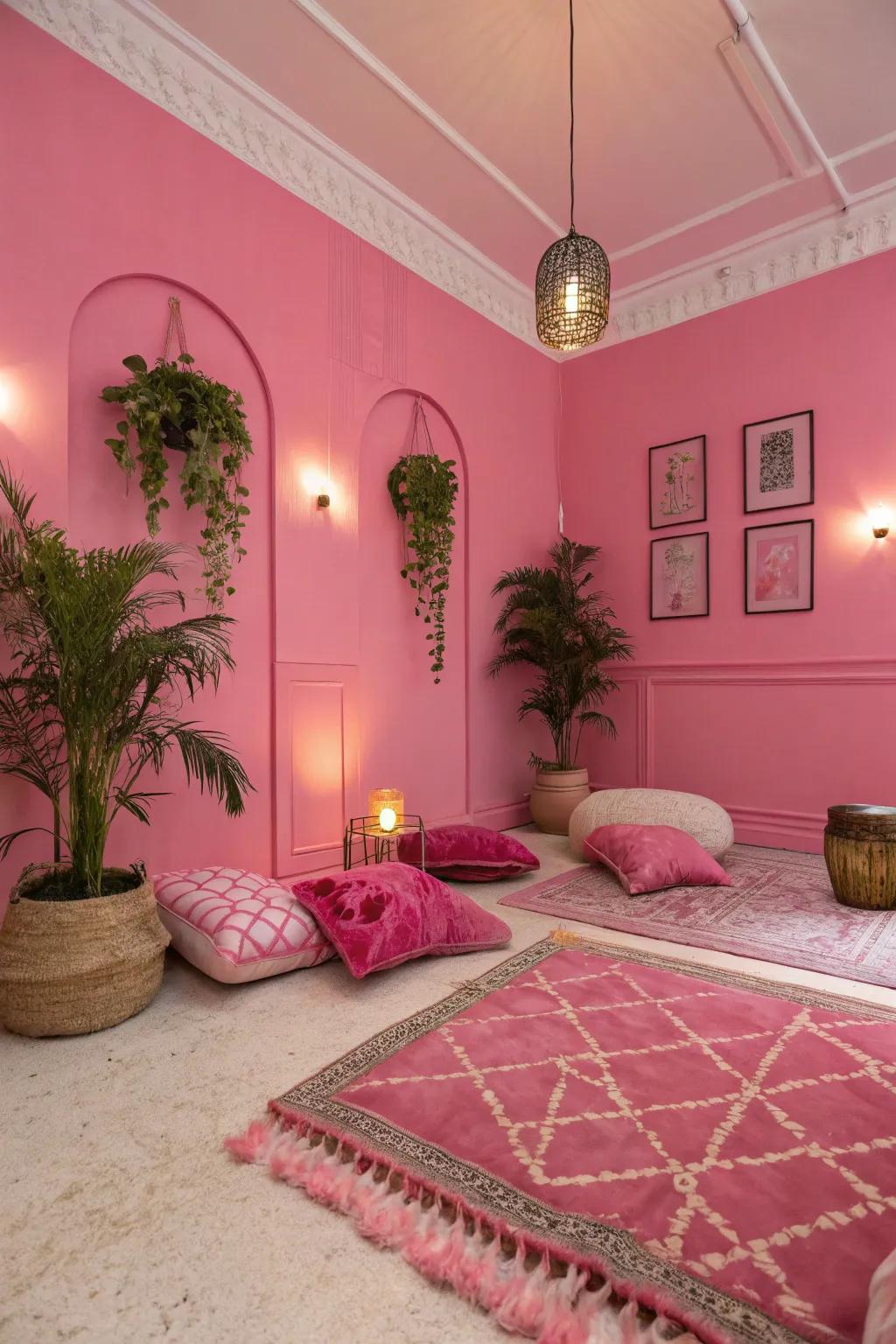 Vibrant wall colors set an energetic and inviting tone in your room.