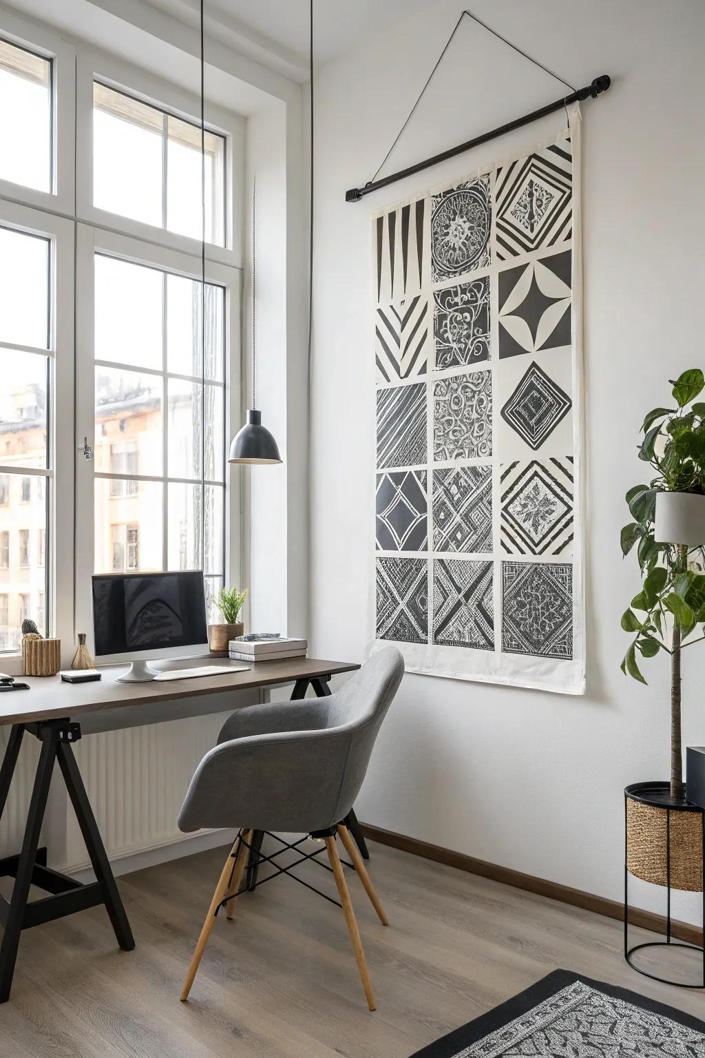 Prints featuring monochrome add drama and elegance to your space.