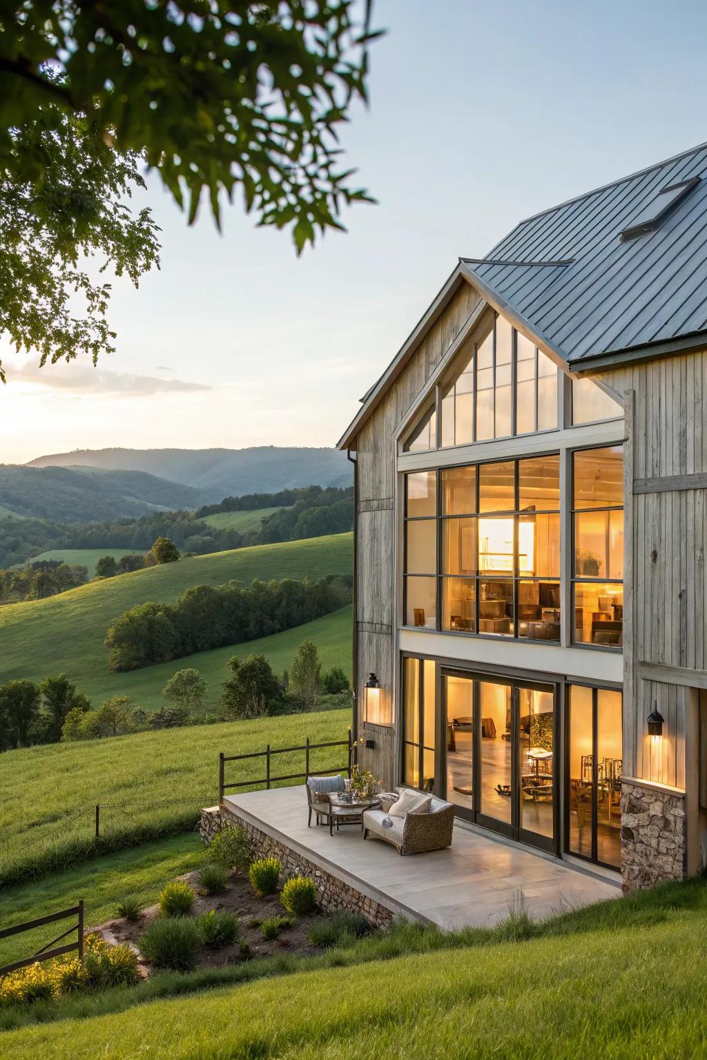 Turn history into a home through barn conversion.