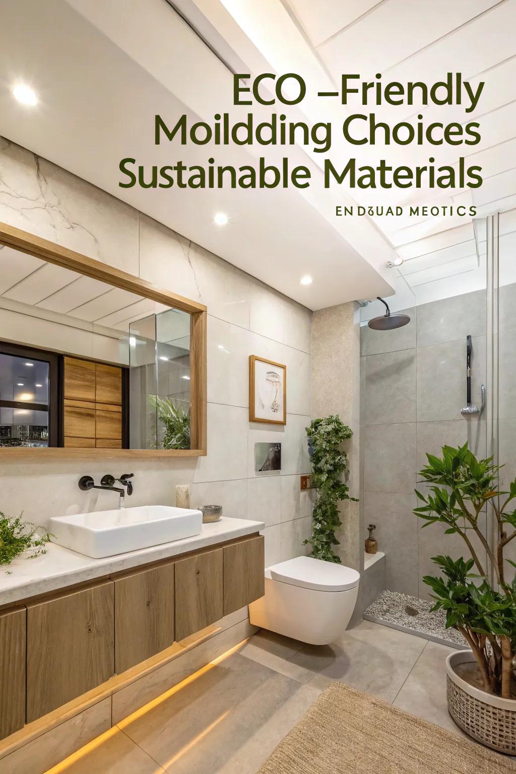 Eco-friendly materials reflect sustainable living.