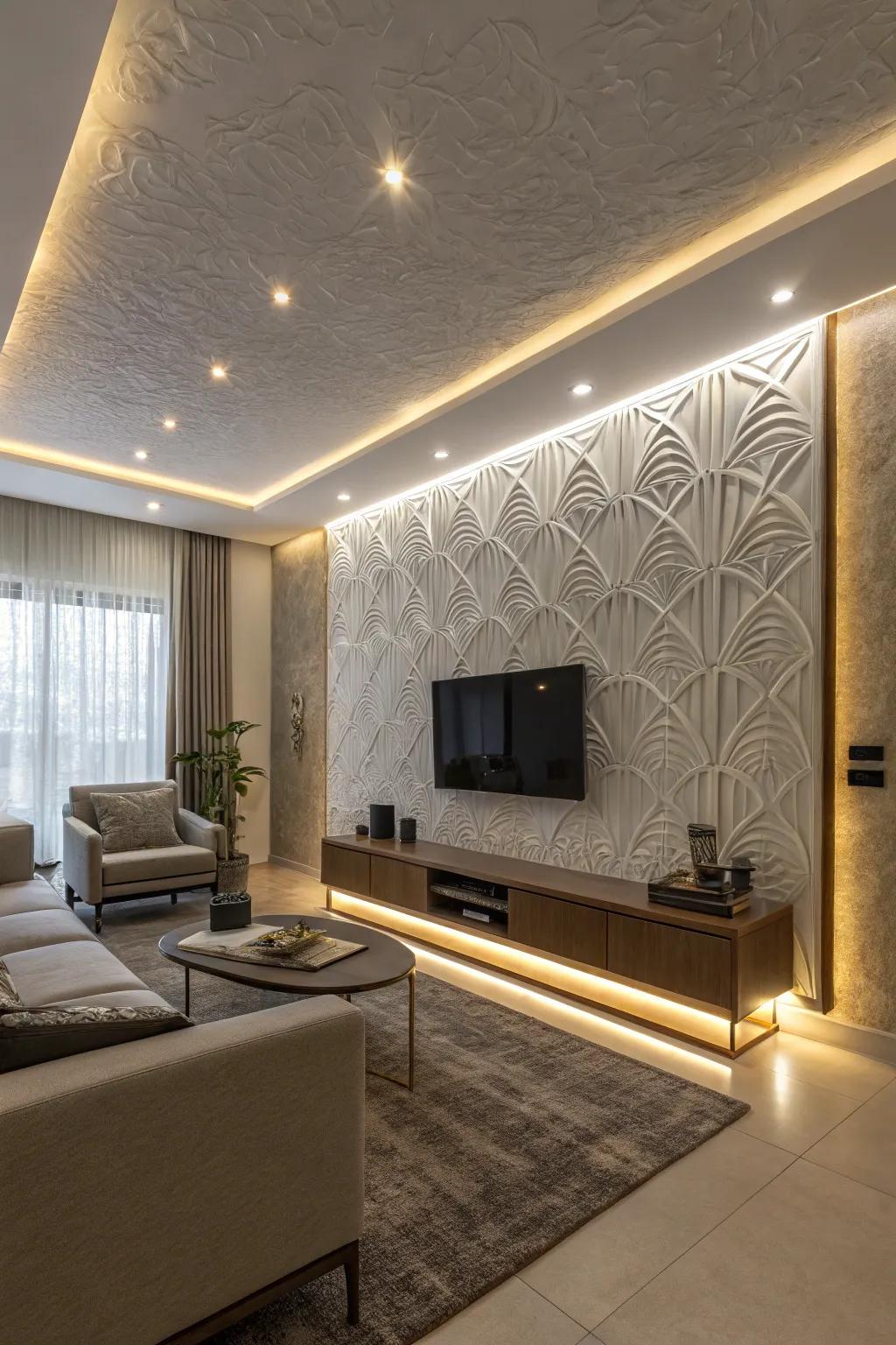 Accentuate your décor using LED strip illumination.