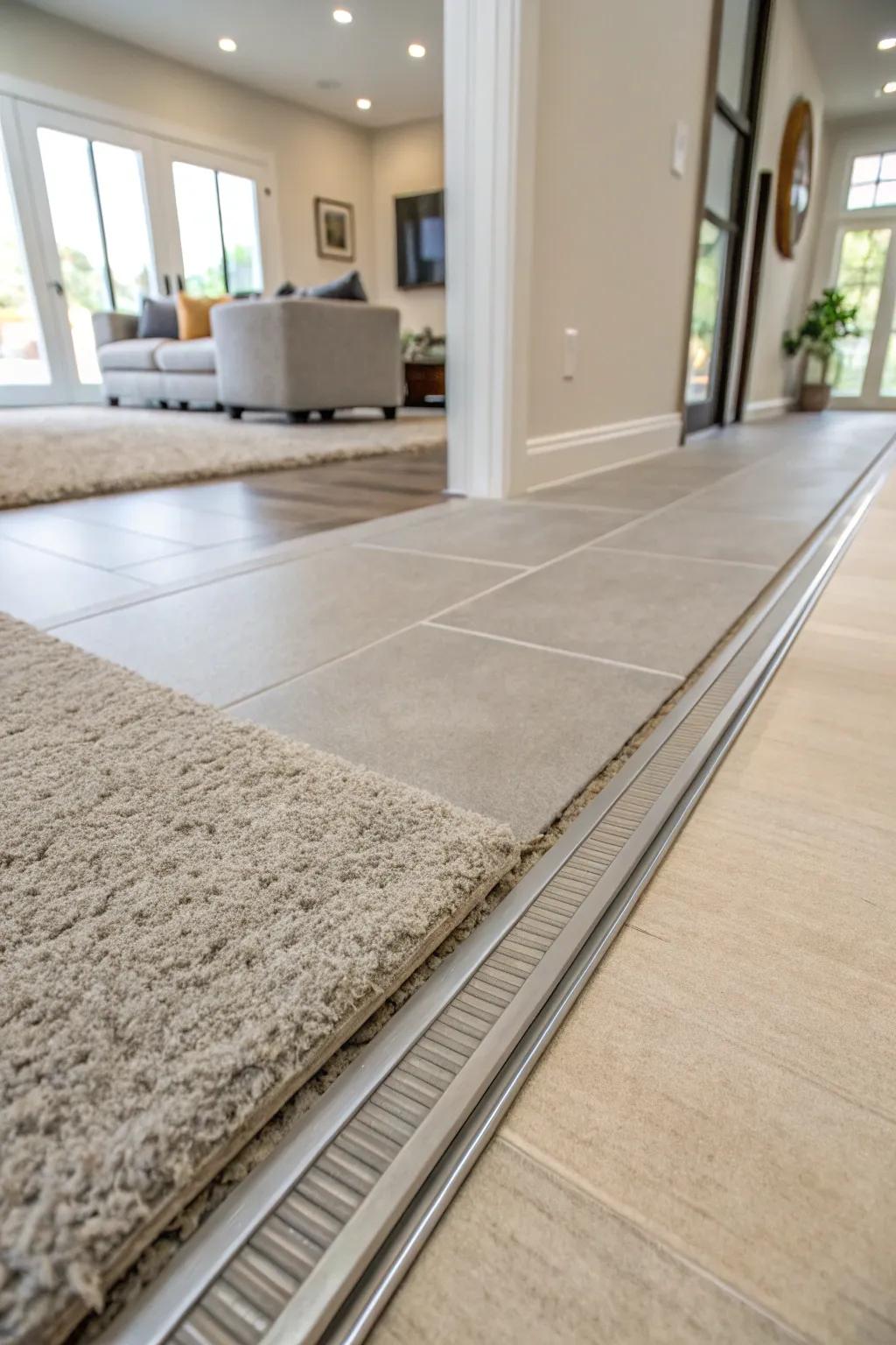 Professional finish with Metal Tile Edging Trim