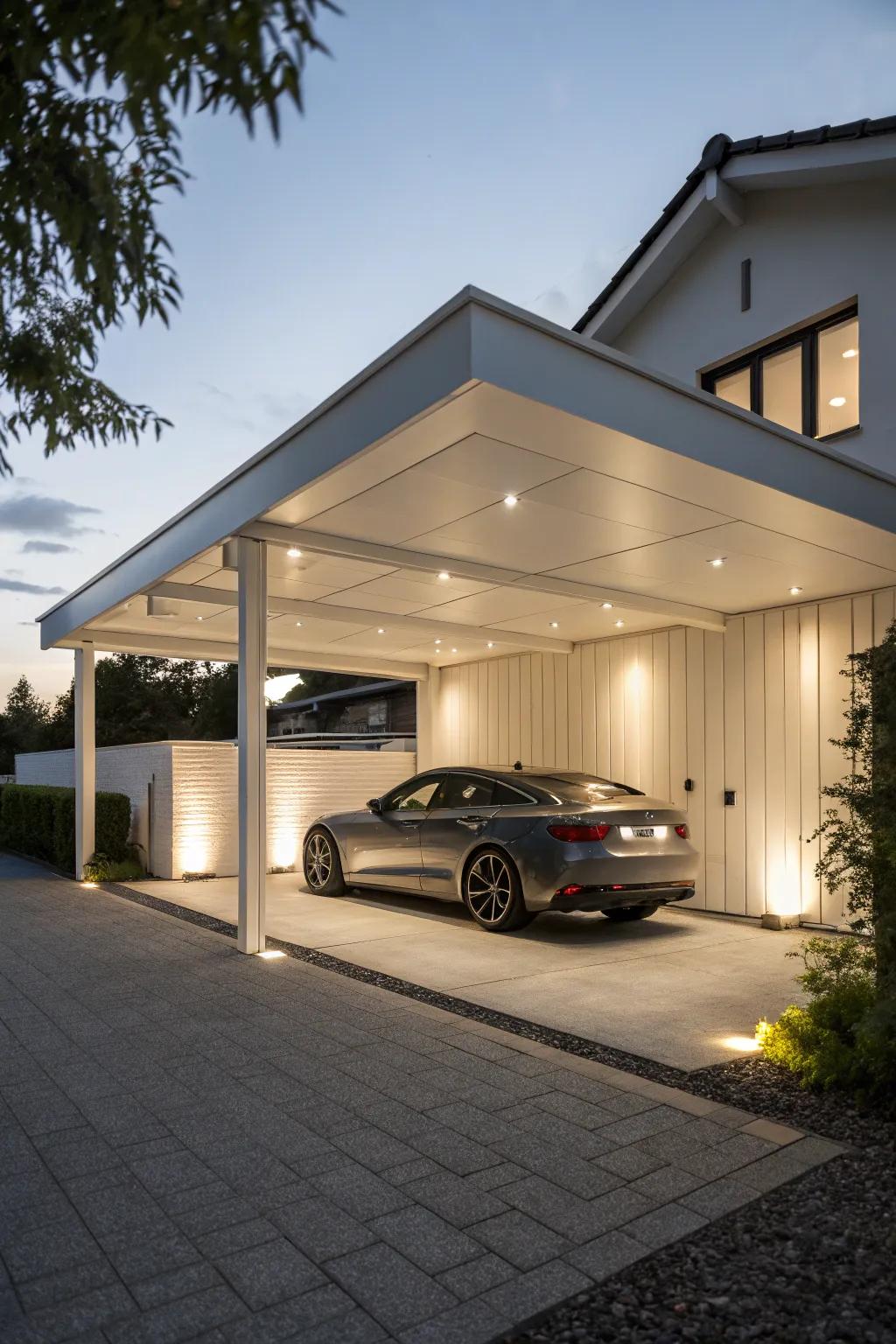 Concealed lighting offers a streamlined, minimalistic style.