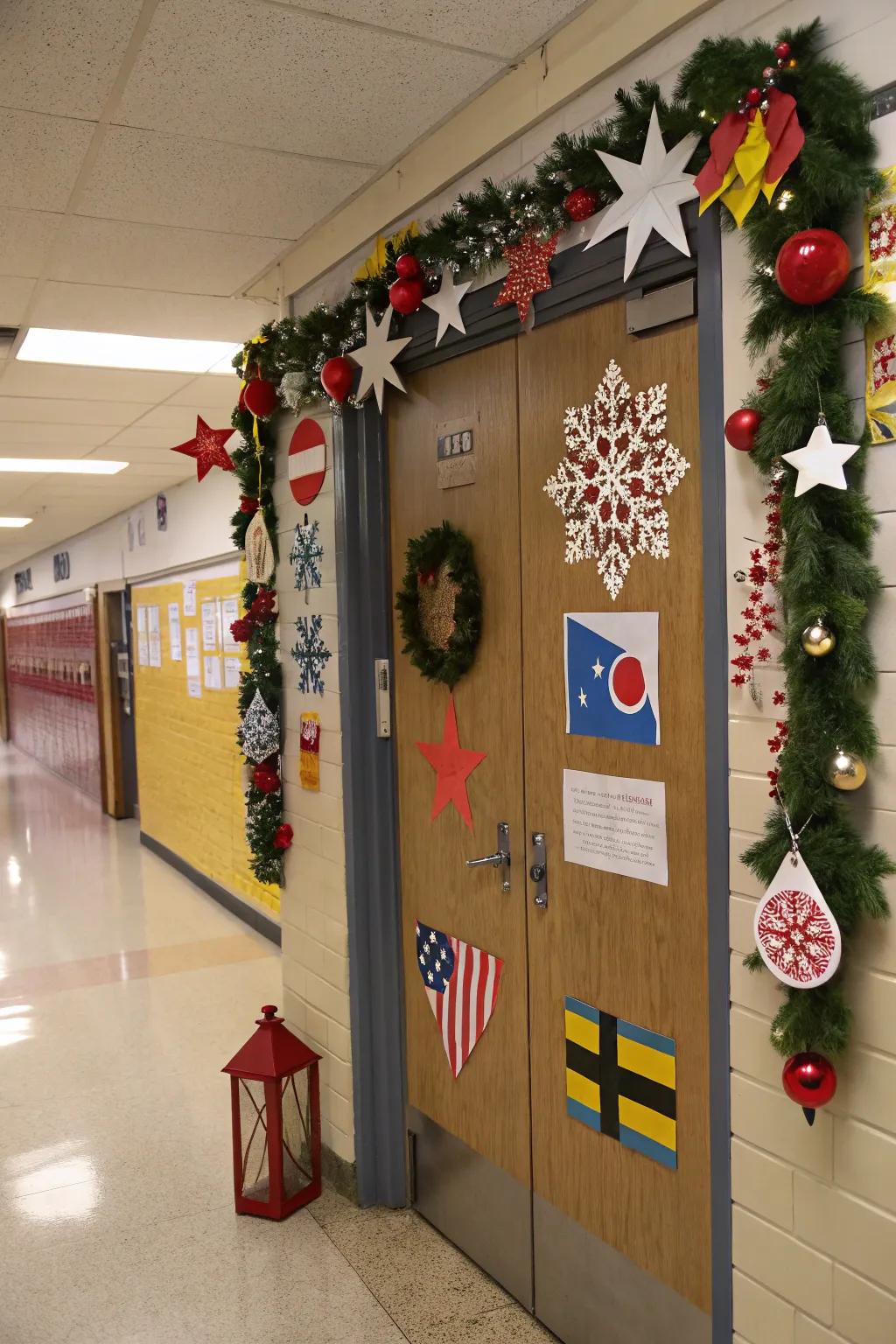 Yuletide Throughout the Globe theme for a cultural celebration.