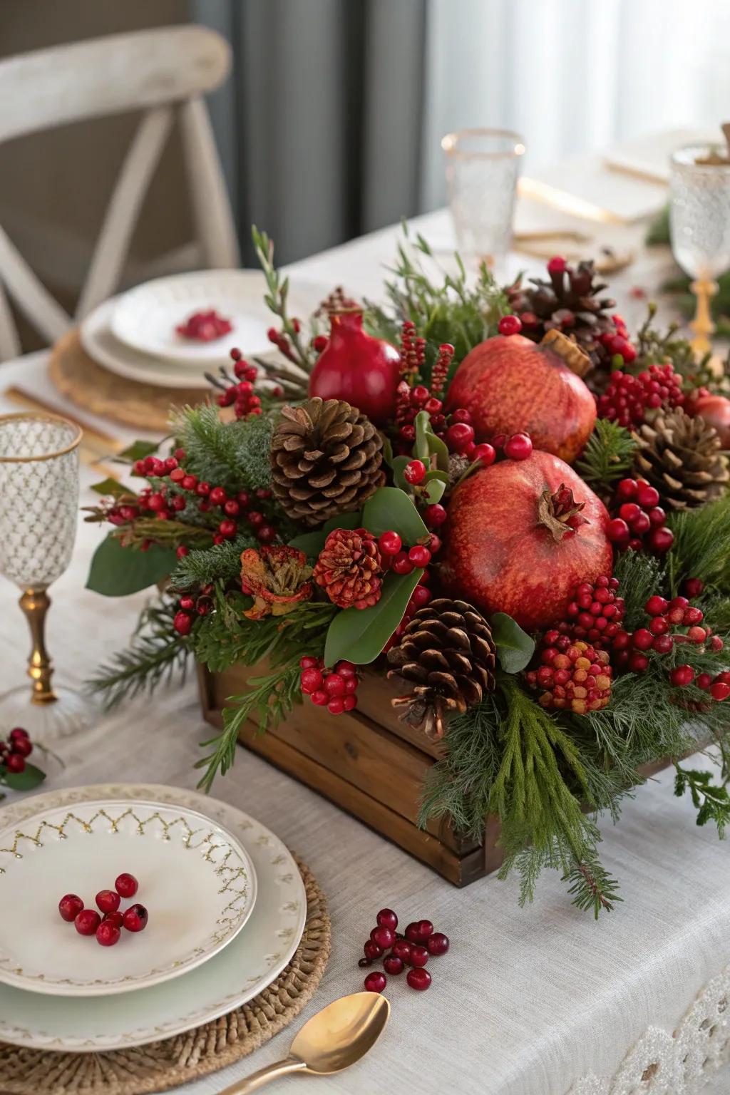 Add a fruity twist with holiday fruits.