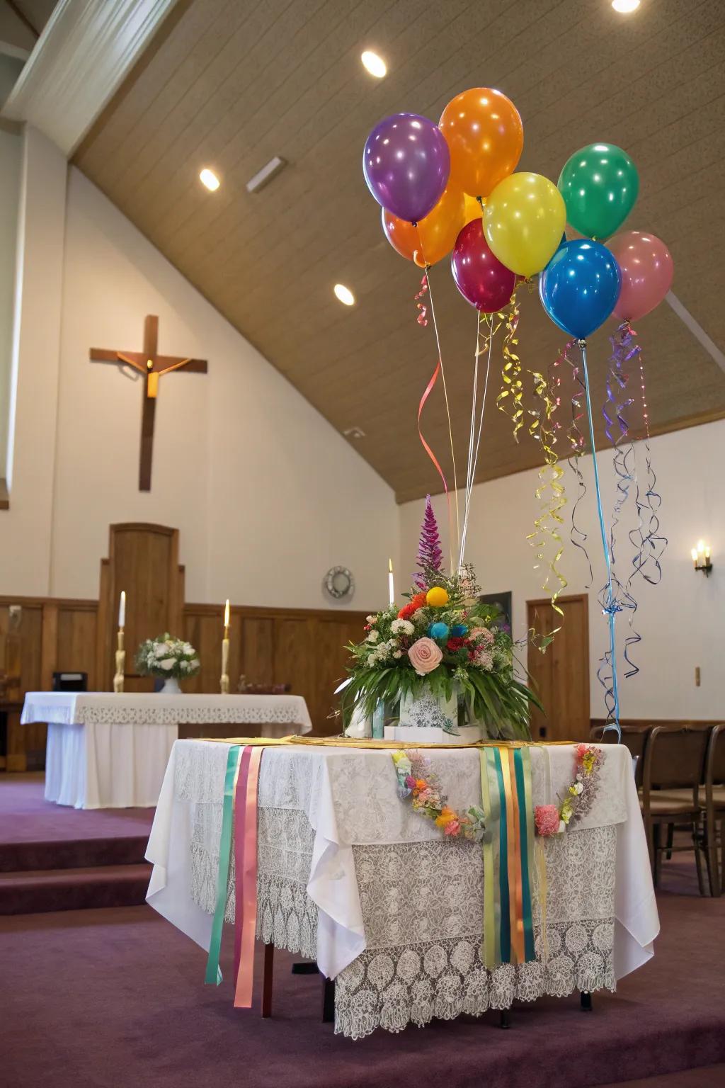 Cheery focal points share joy and festiveness to any meet-up.