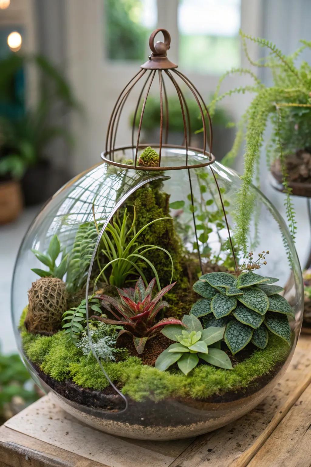 An artistic enclosure embodying a tangible element of ornamental art for your residence.