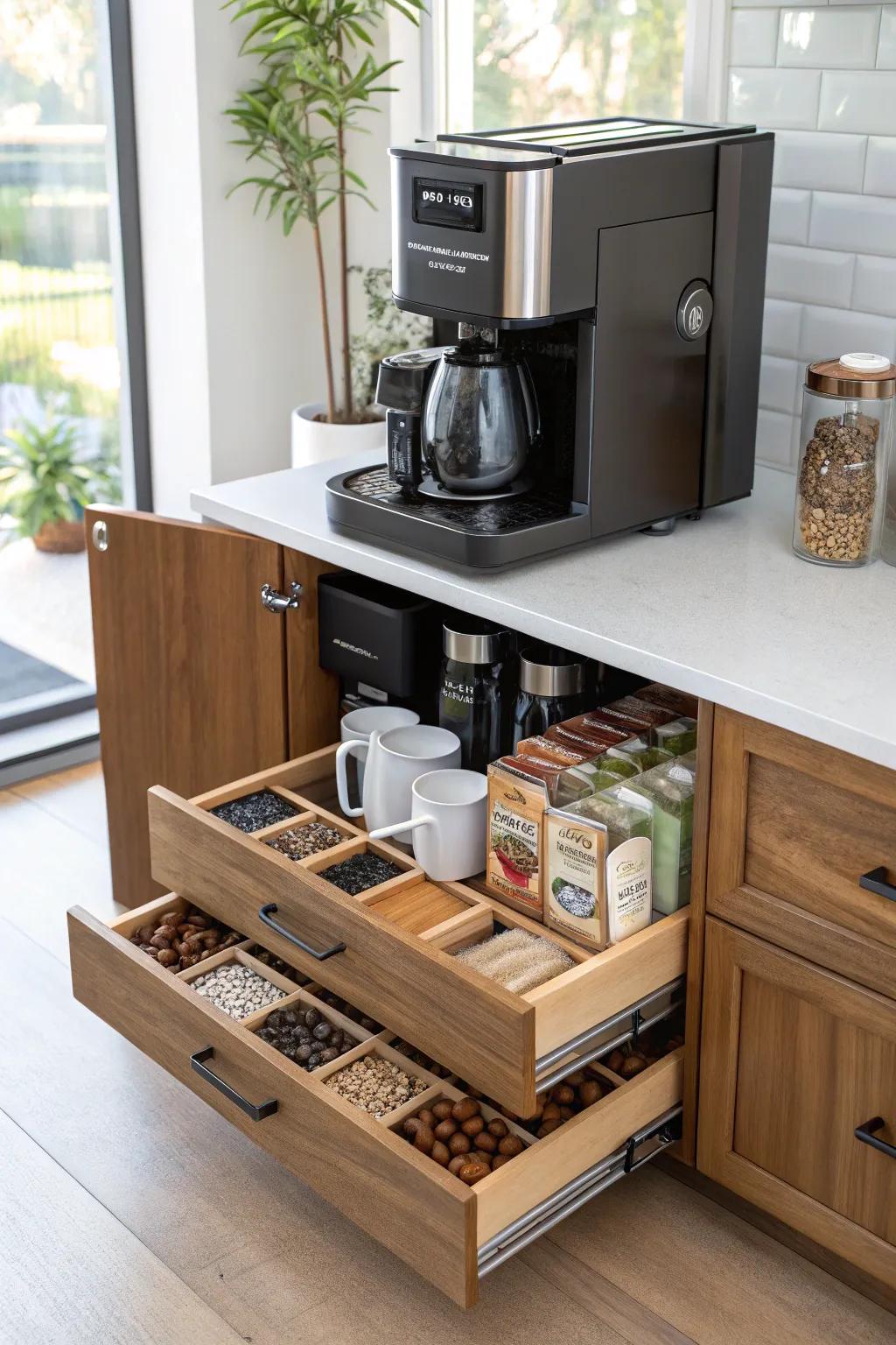 A pull-out blueprint that extends convenience and panache.