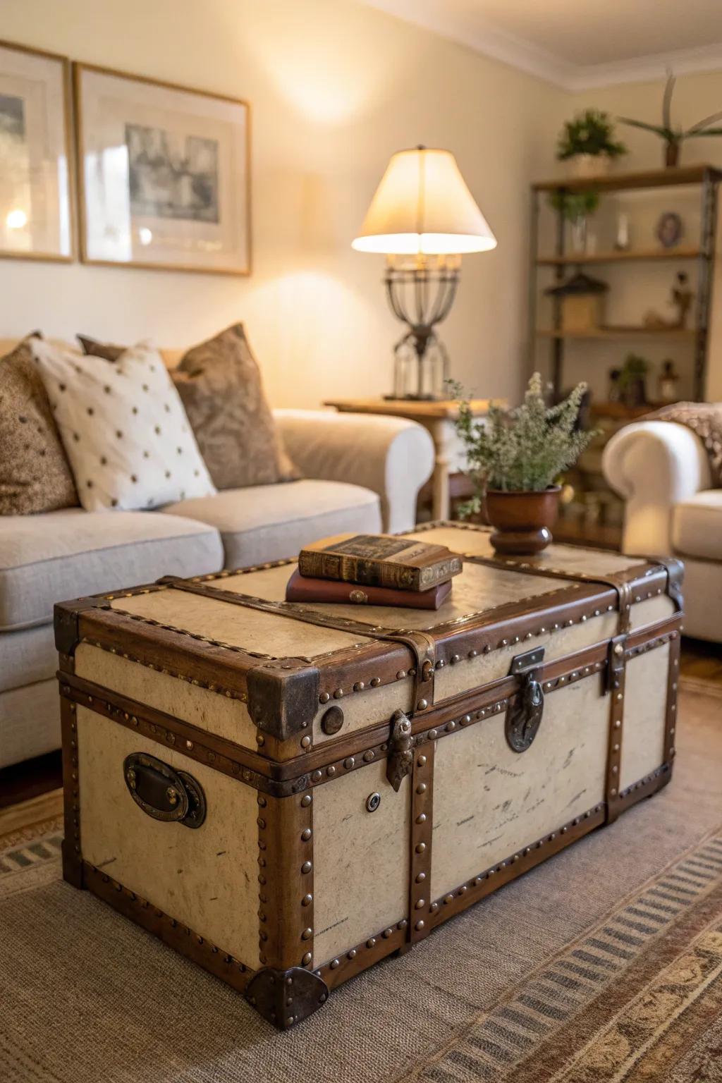 Unique furniture pieces can serve multiple purposes.