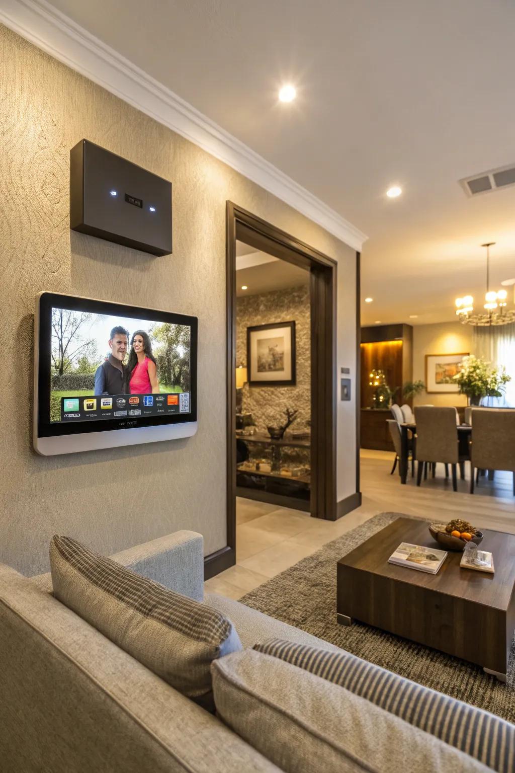 User-ready digital displays draw families closer.