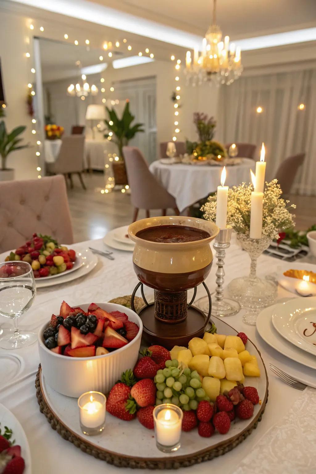 A dessert-themed supper provides a sweet surprise for teenagers.