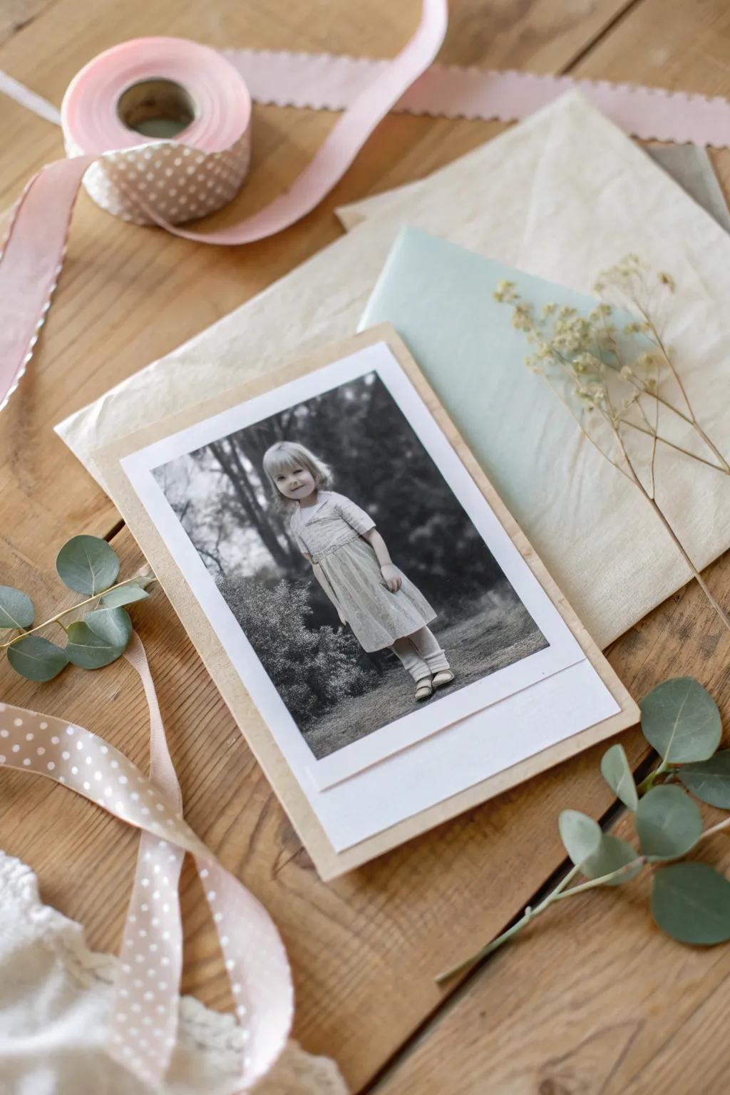 Craft memories into art with a personalized photo greeting – where simplicity meets sentimentality.
