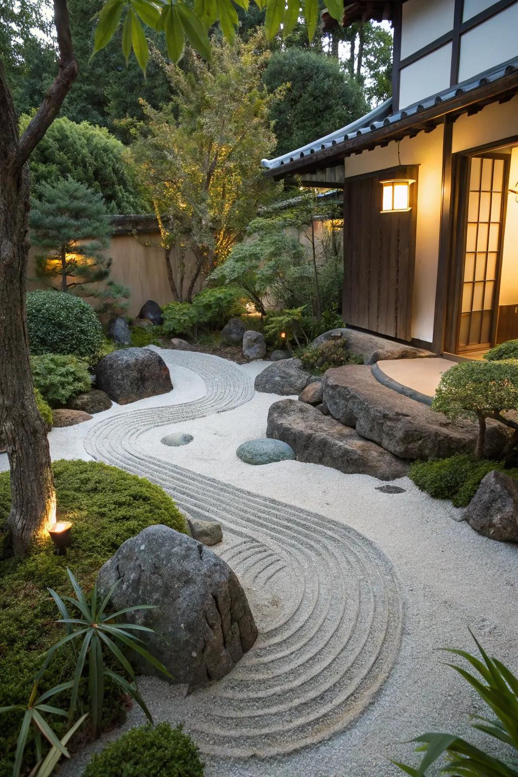 A tranquil garden that provides serenity and calm.