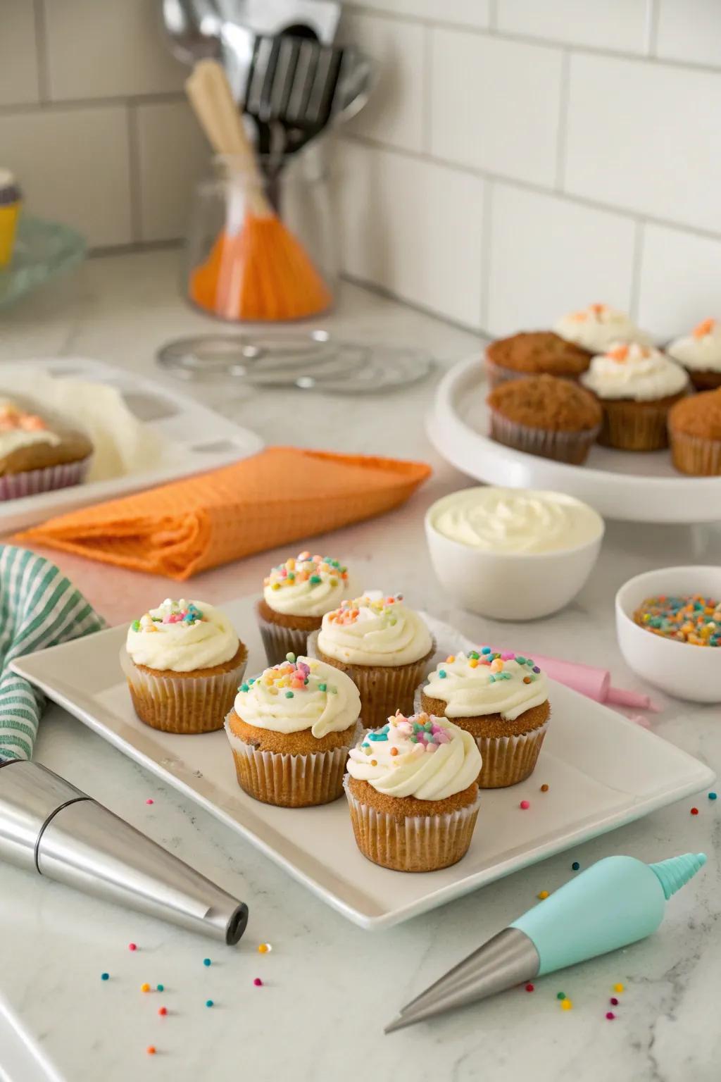 Bake delightful Easter treats with a themed gathering.