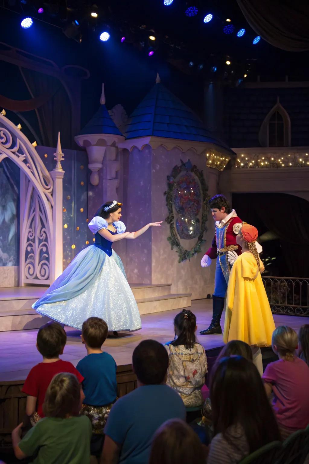 A captivating marionette show, bringing fairytales to life.