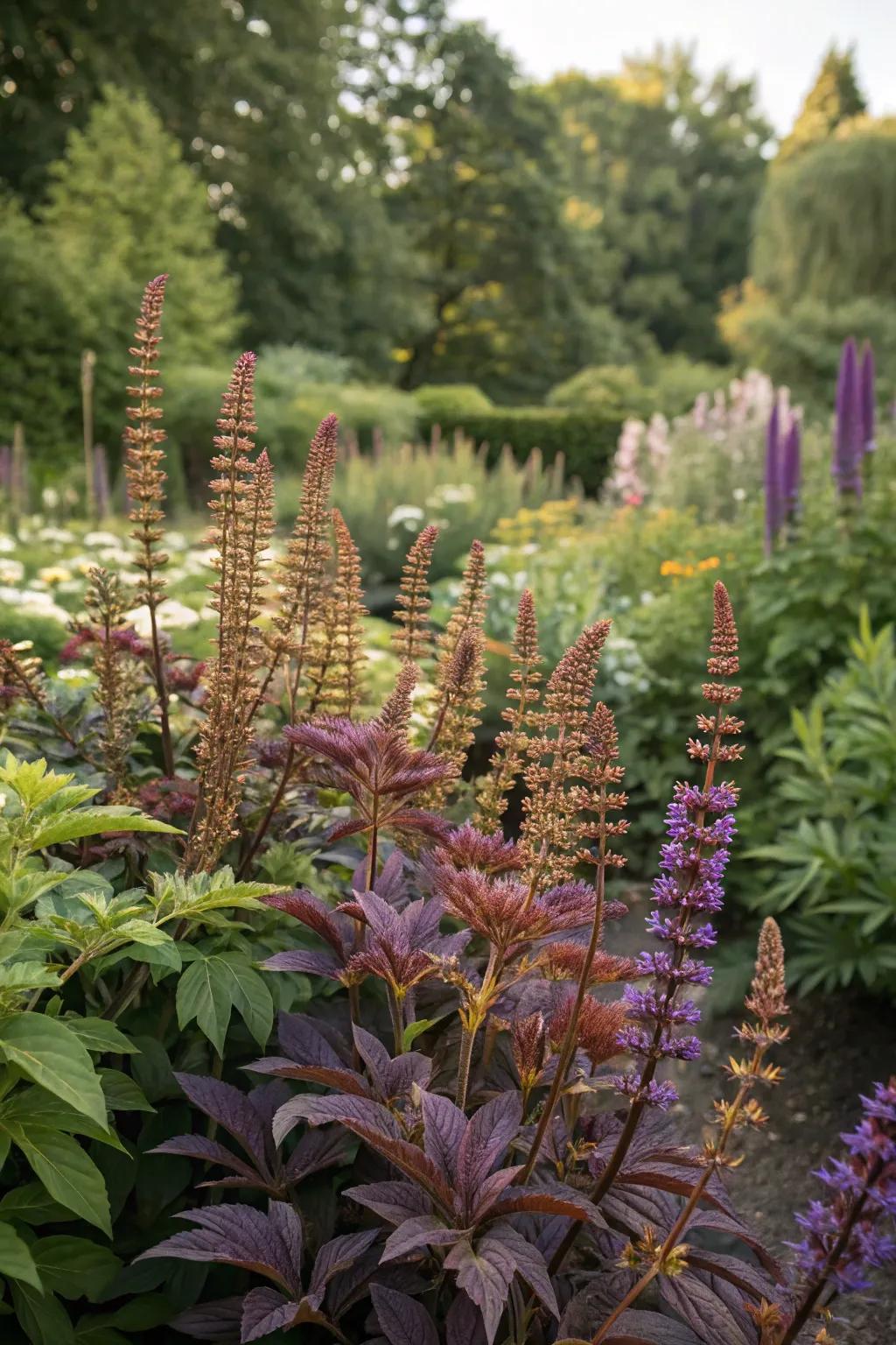 Distinctive foliage colors add a surprising twist to autumn landscapes.