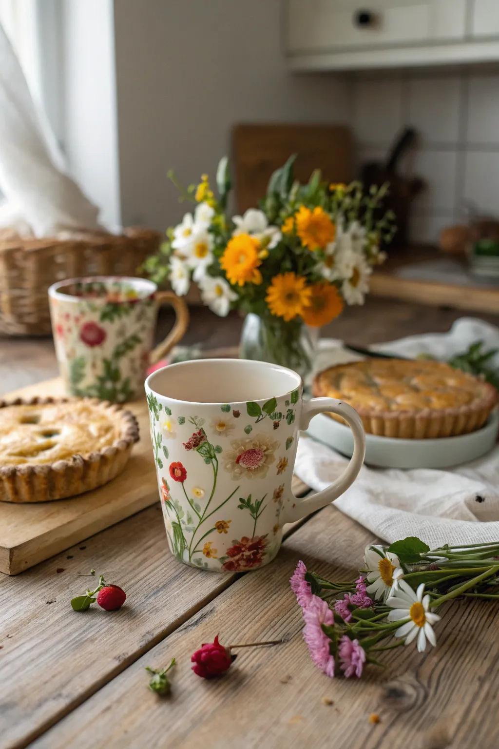 Cottagecore floral designs for a snug, rustic atmosphere.