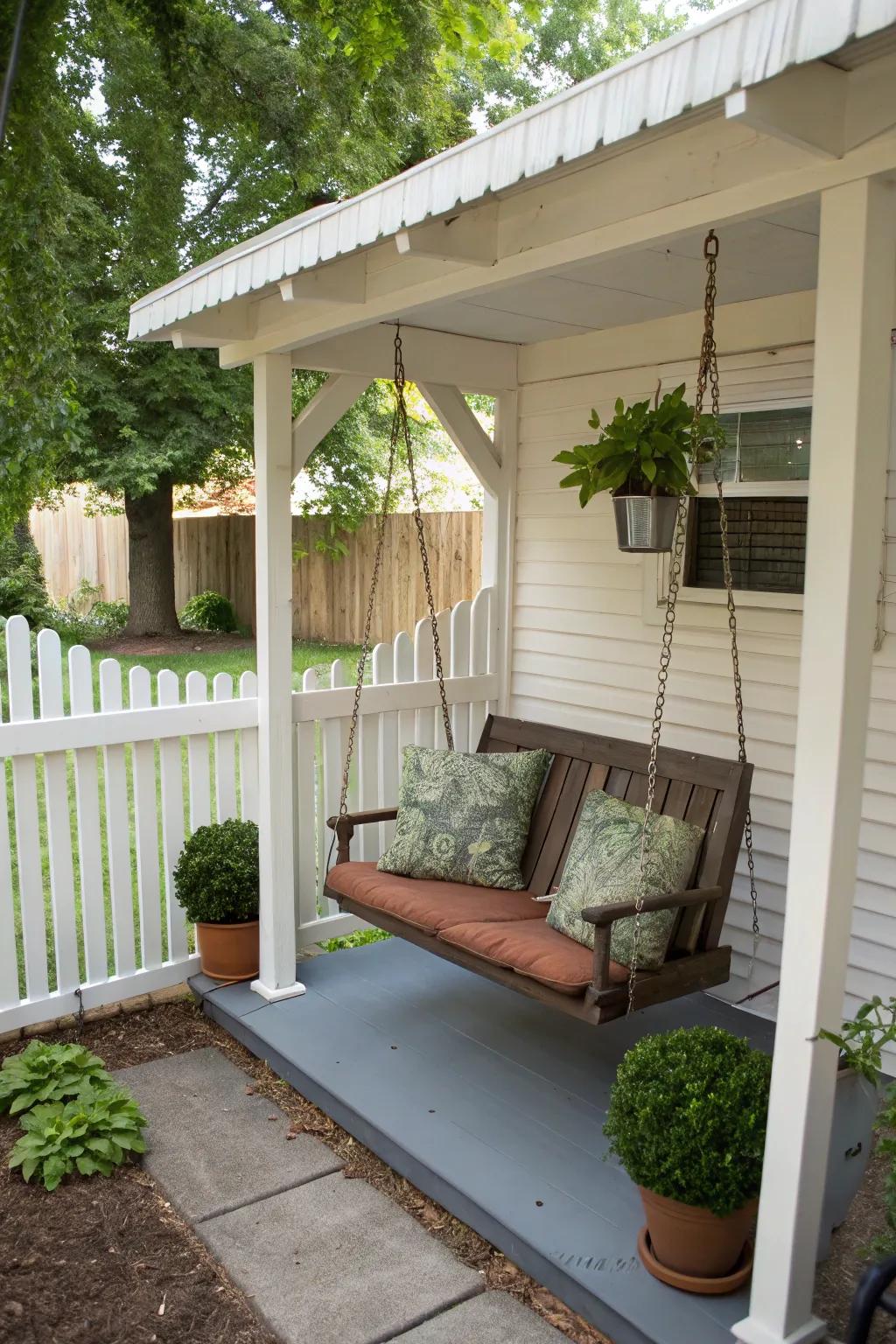 Capitalize on limited areas through streamlined swing designs.