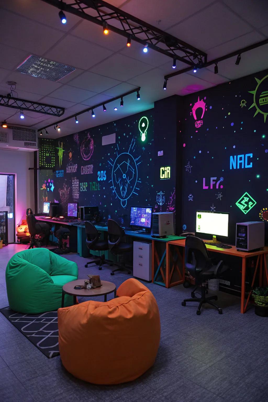 Animate your area with radiant features.