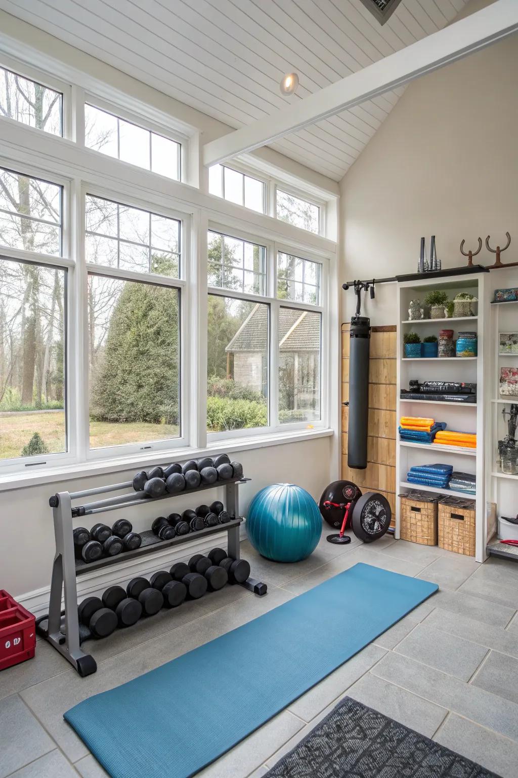 Ensure your gym accommodates varied exercises.