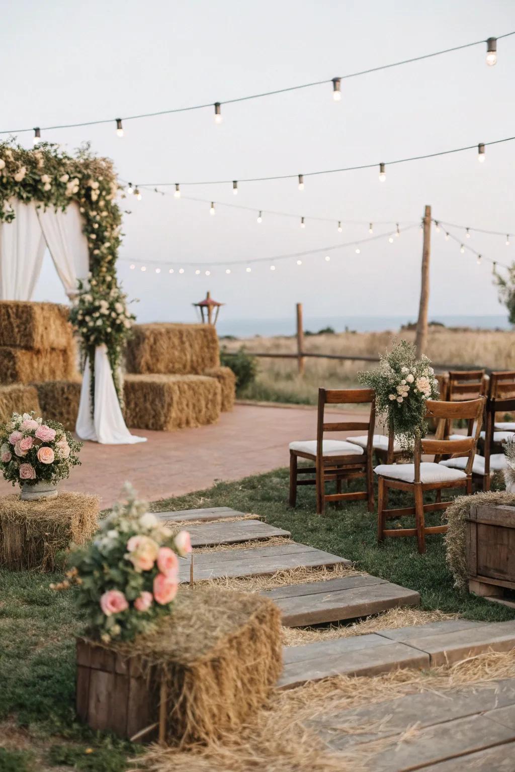 Creative seating layouts offer unique comfort.