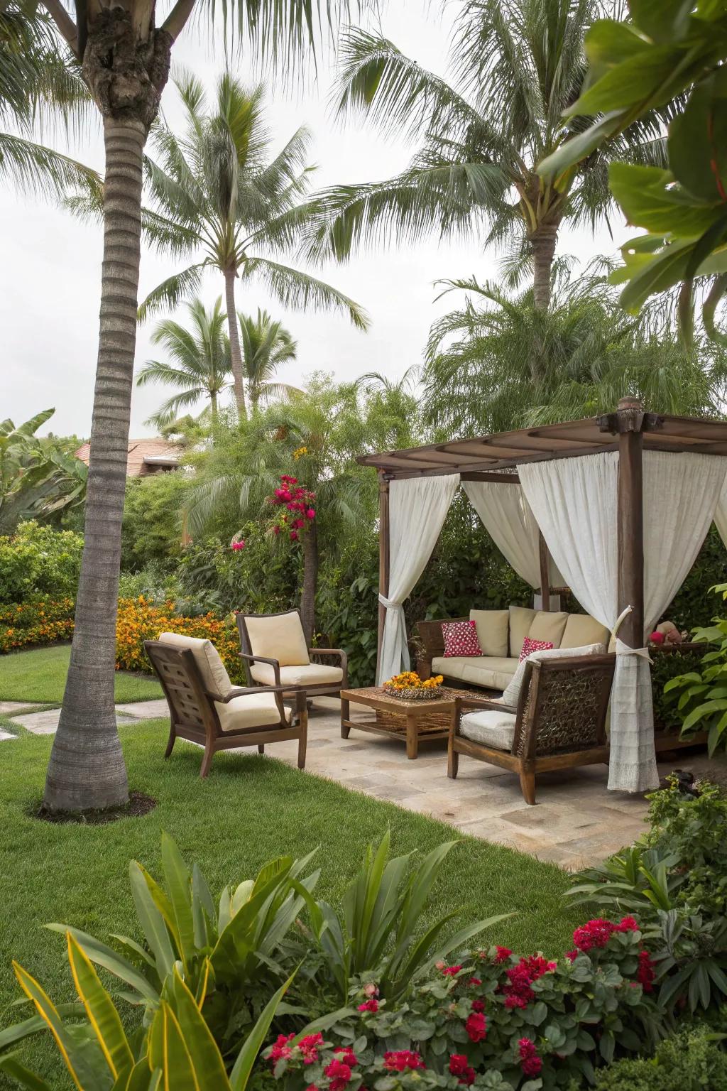 A chill out zone is ideal for entertaining and unwinding.