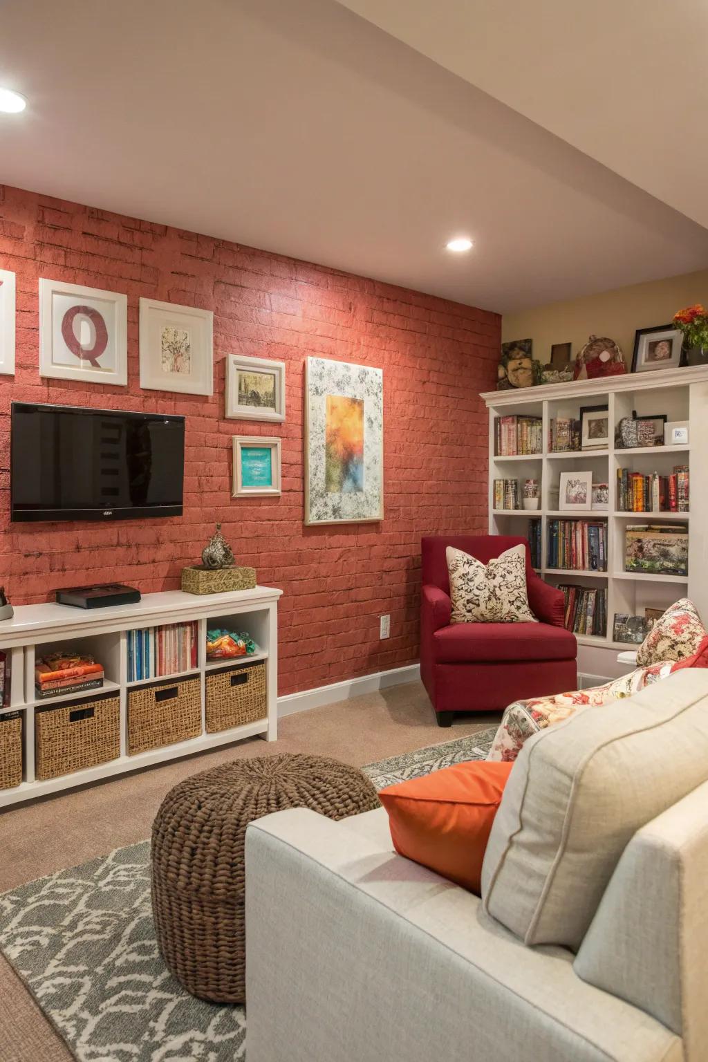 A showpiece wall that commands attention.