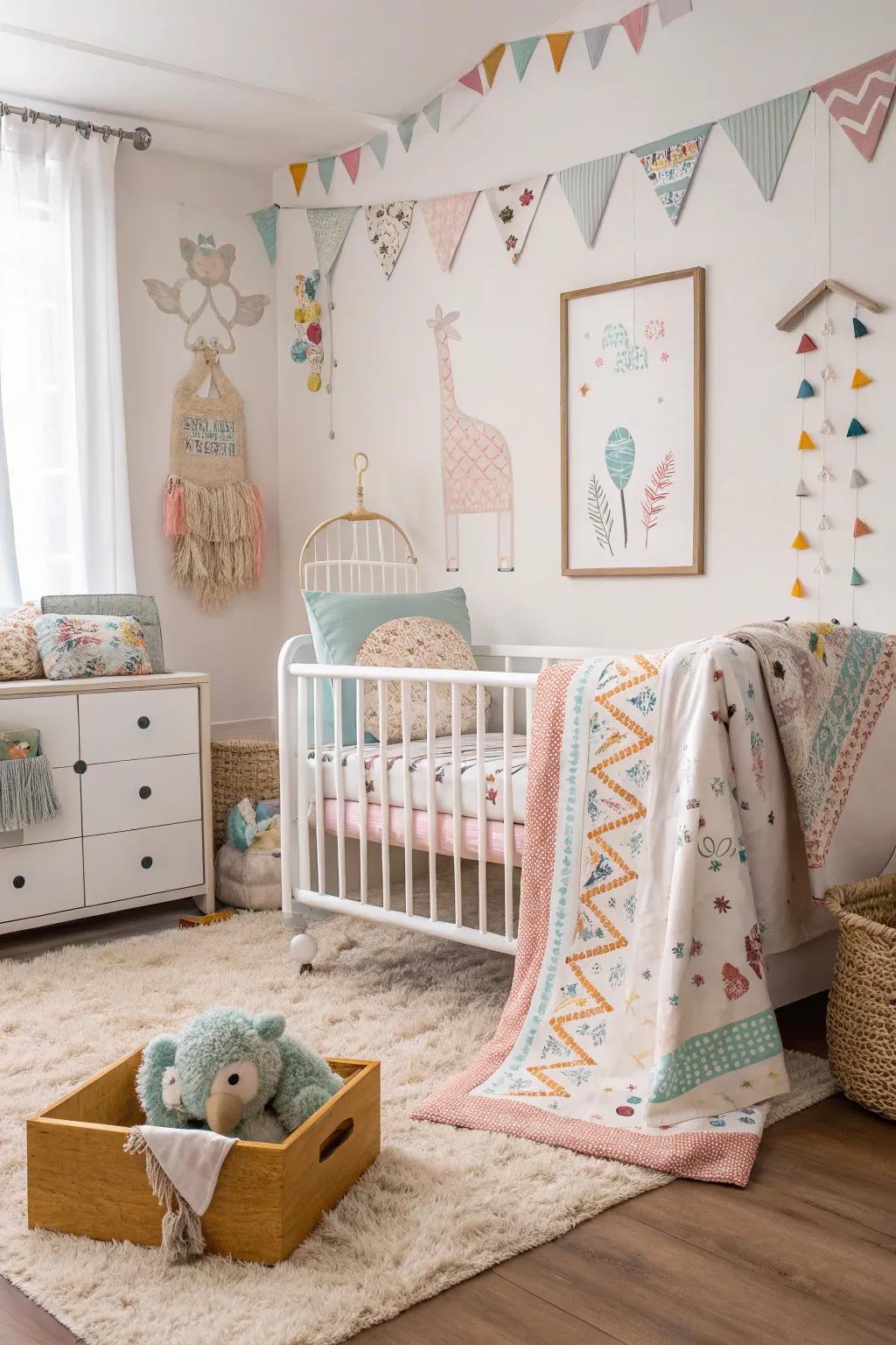 Mixing patterns makes a space that’s lively and yours.