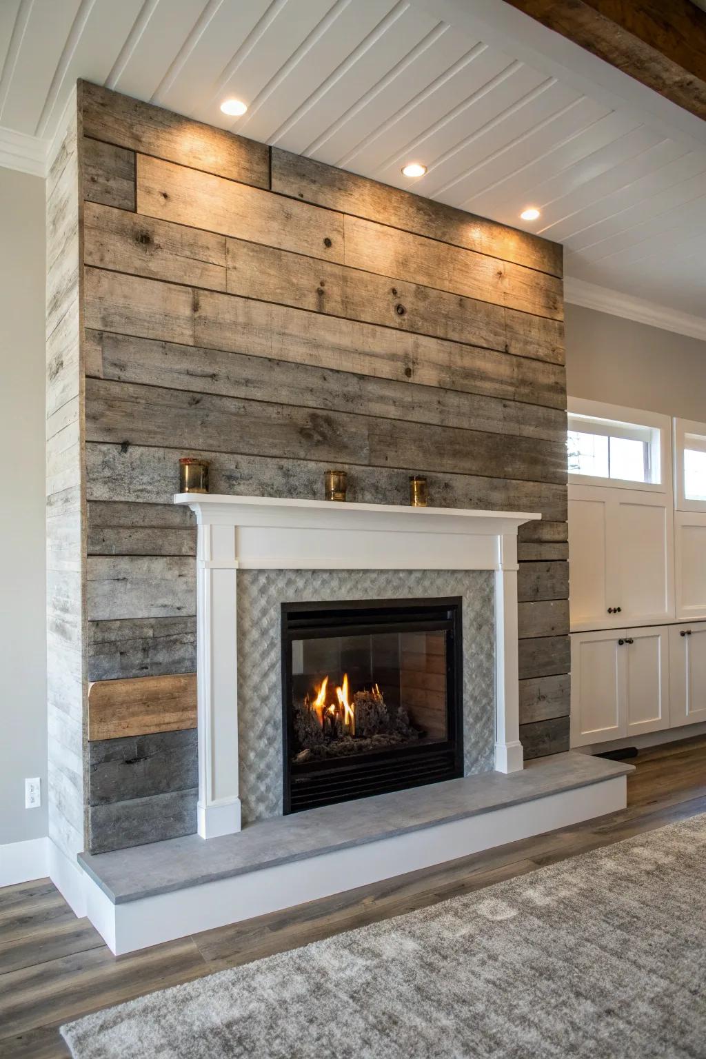 Restored timber adds fabric and warmth to the hearth space.