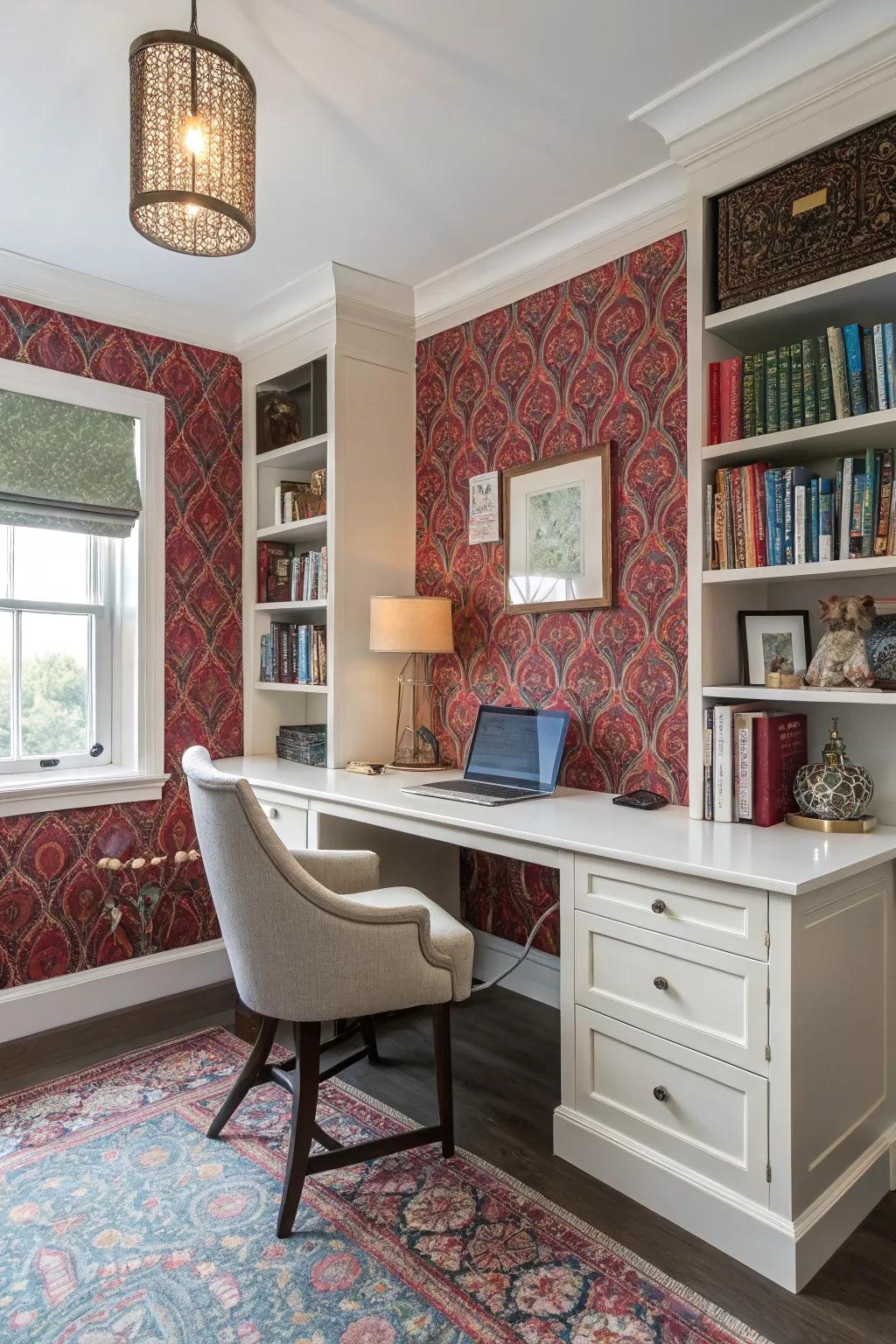 Focus walls bring a splash of individuality.