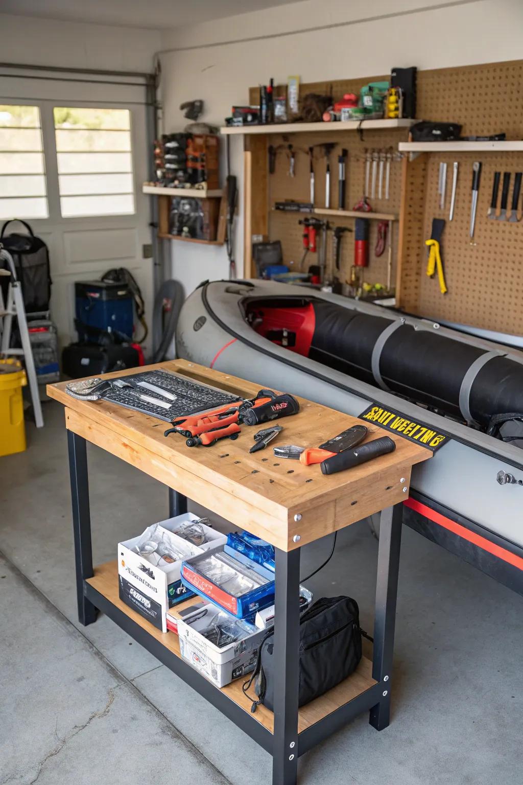 A turning stand does more than just store things.