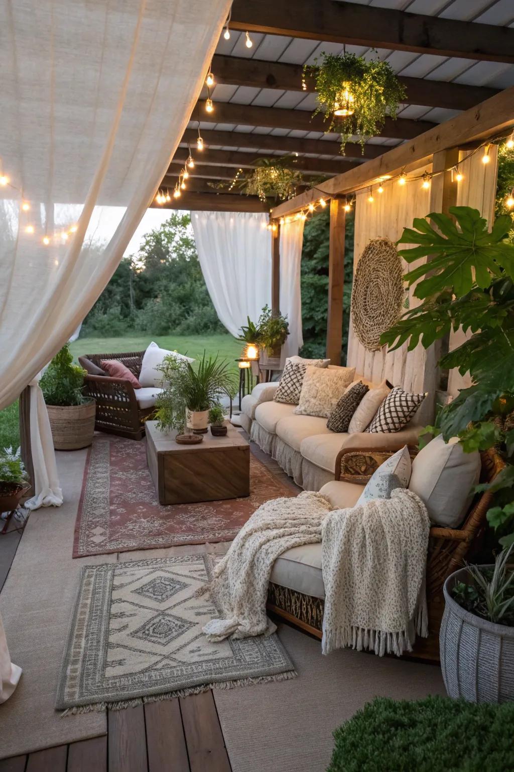 Optimize your under-deck area with a relaxing lounge design.