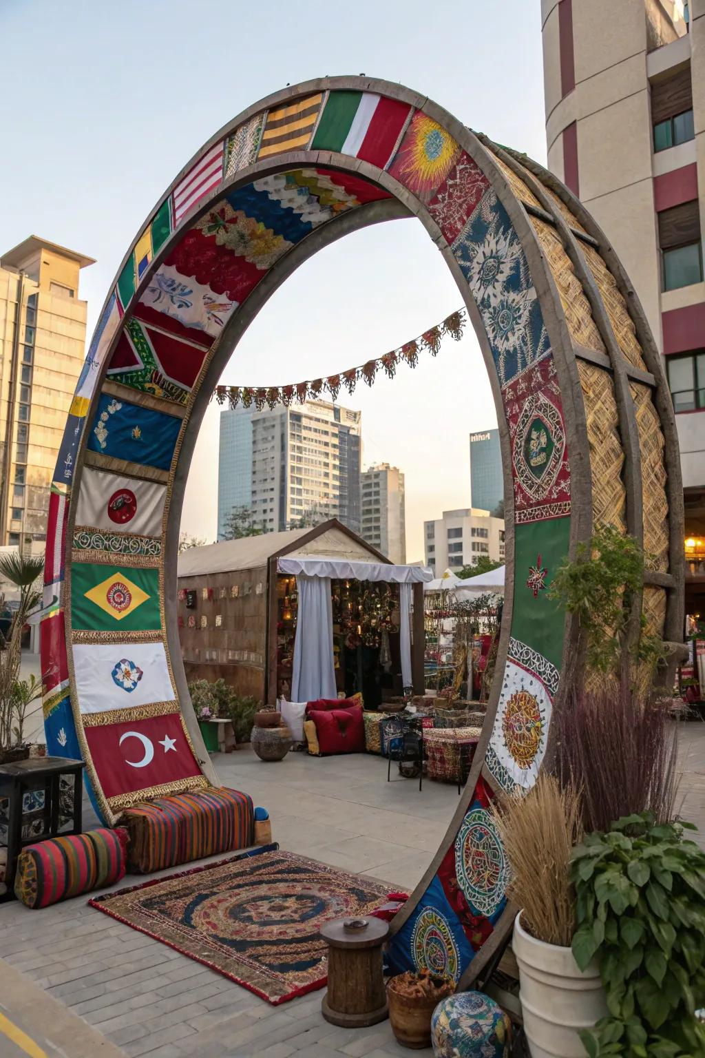 A globally inspired gateway, celebrating cultural diversity and style.