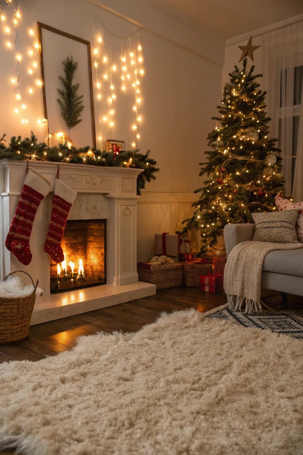 Seasonal rugs keep your decor fresh and easy to change.