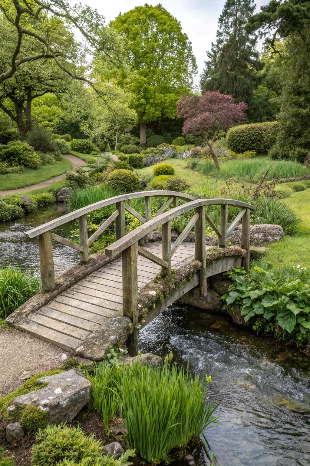 Add storybook charm with a countryside footpath.