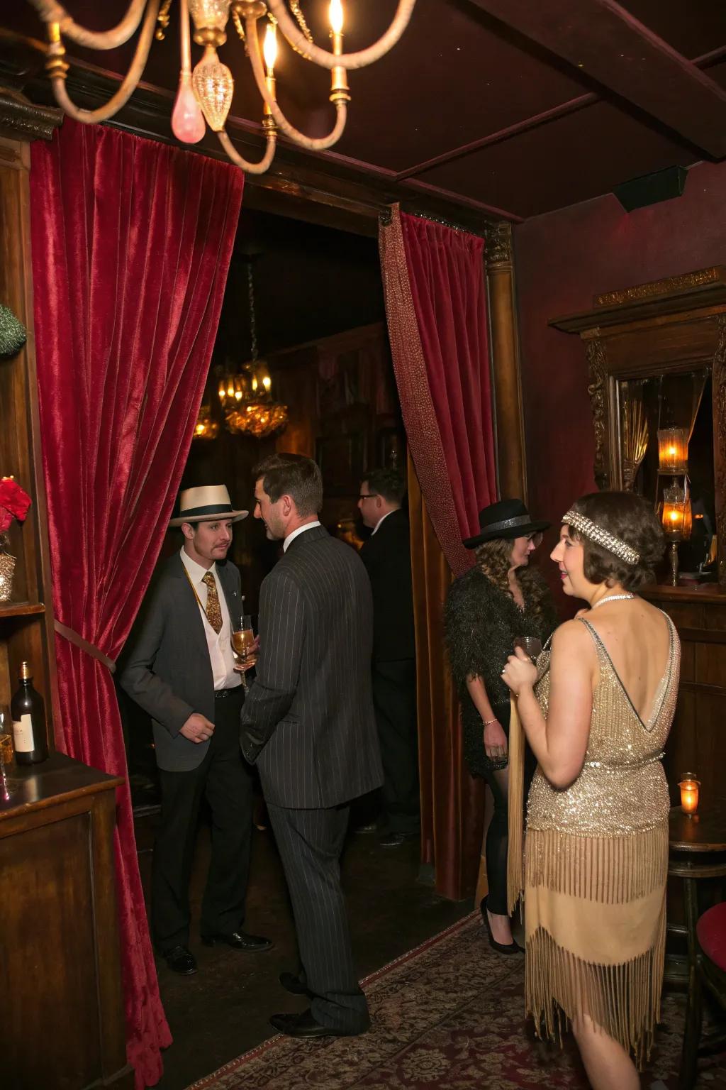 A mysterious Era speakeasy with old-school allure.