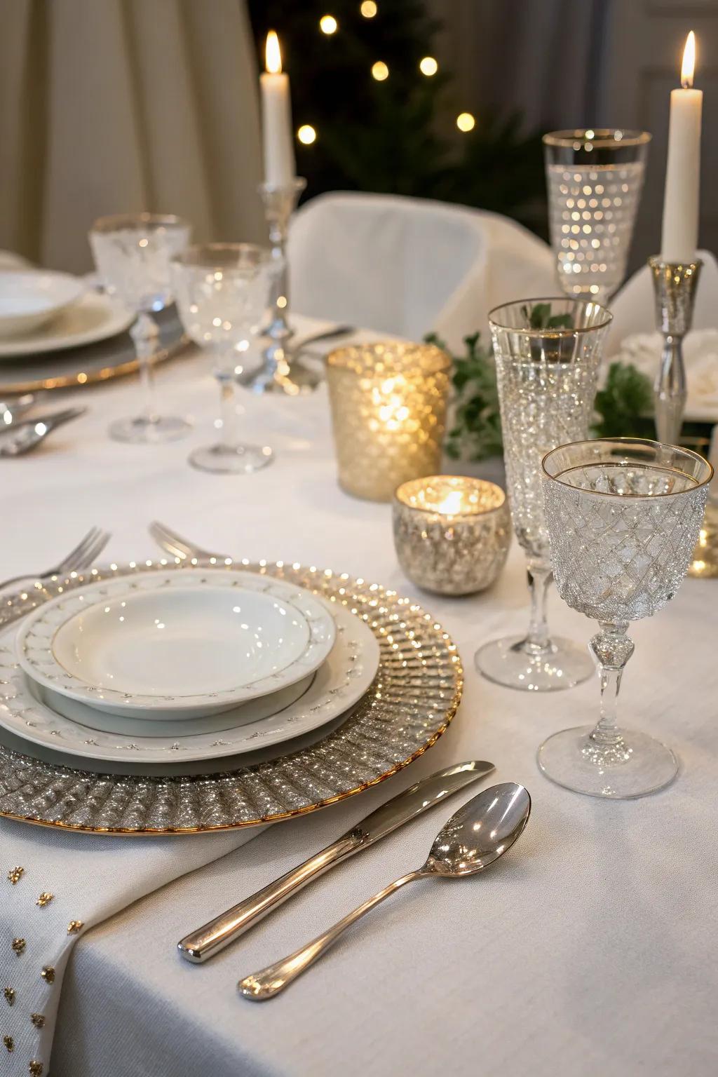 Radiant features add elegance and festive flare.