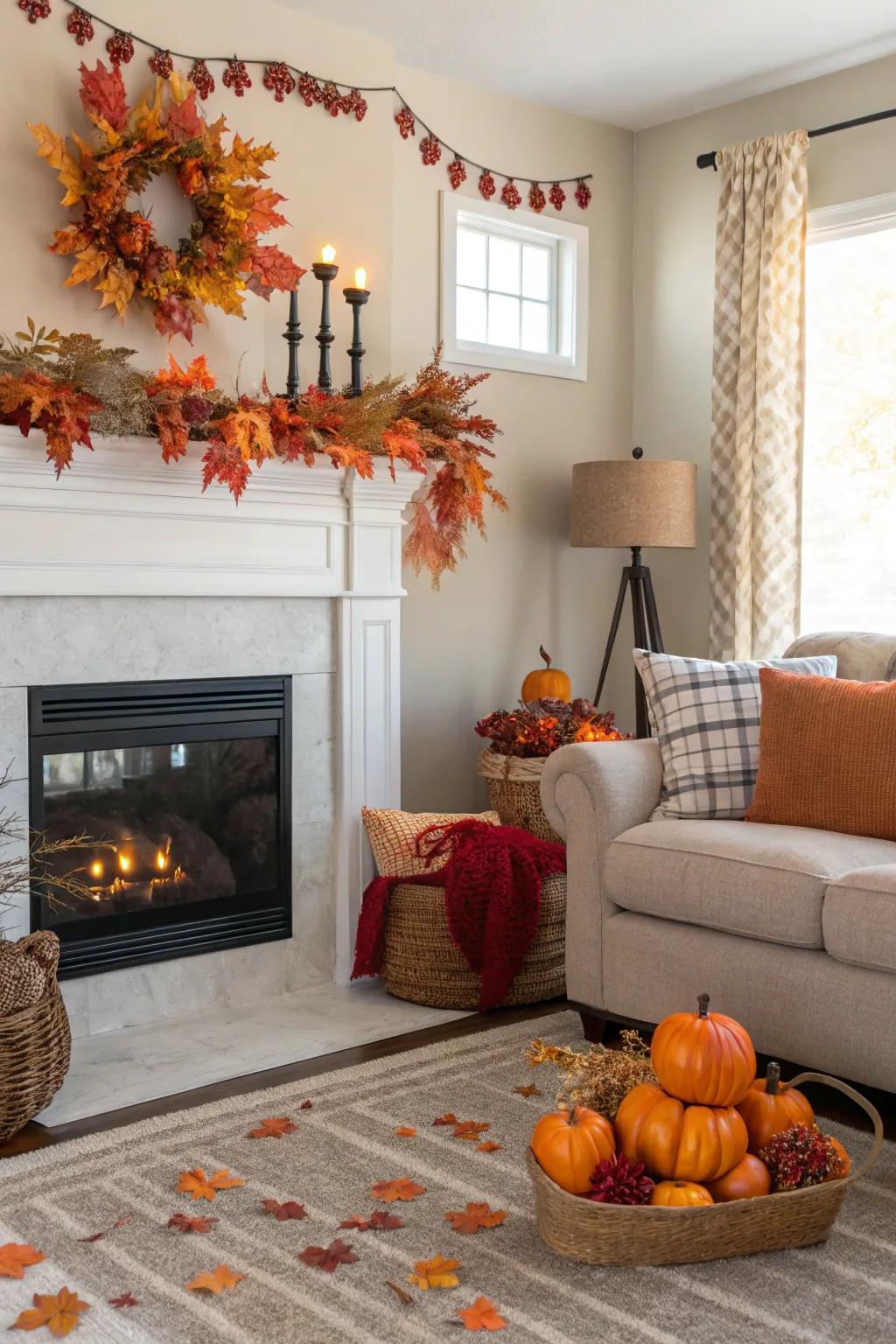 Seasonal adornments on trim bringing festive cheer.