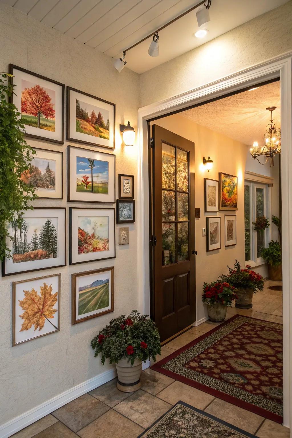 Seasonal artwork maintaining a current design.