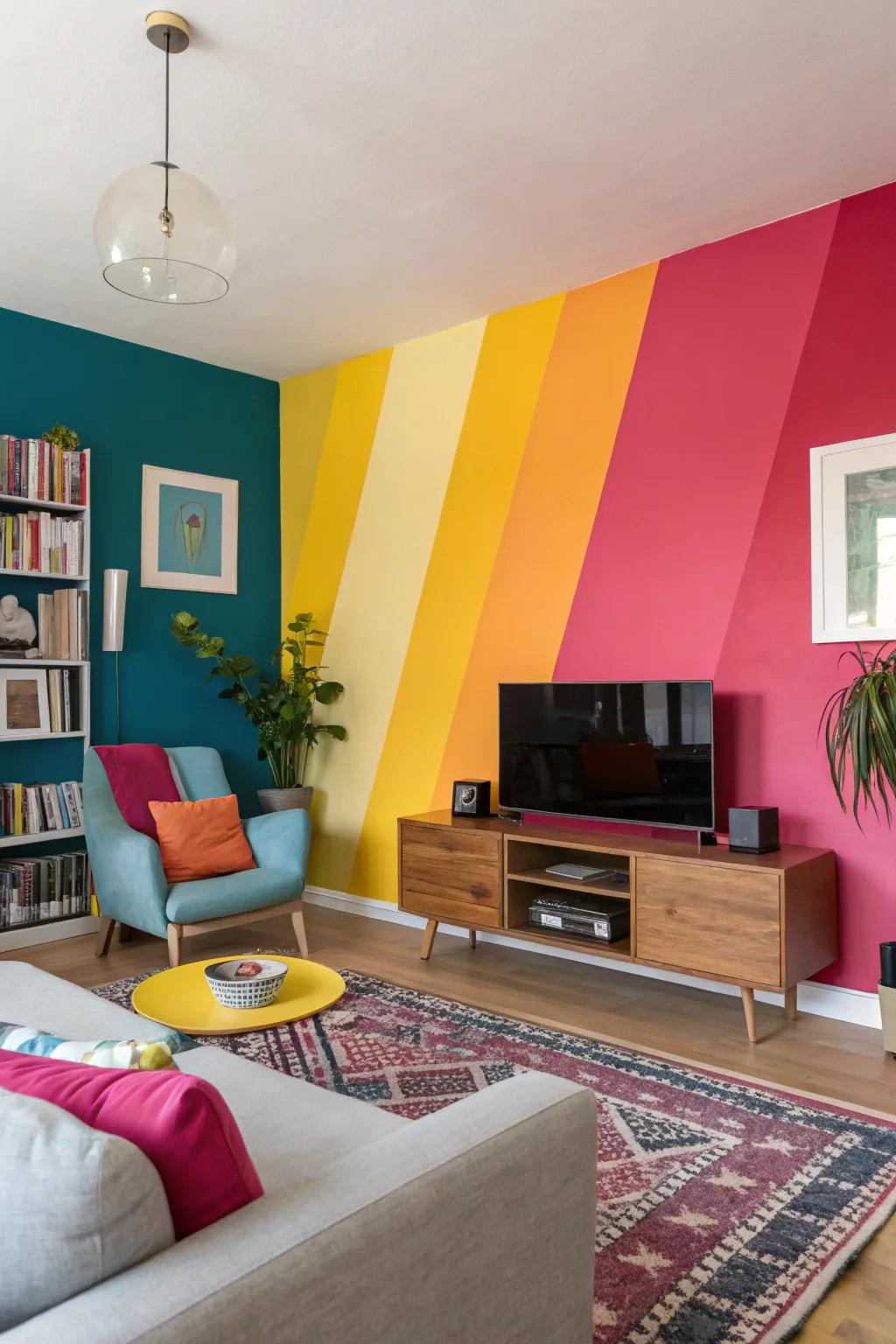 Shape decoration adds structure and vibrancy to any space.