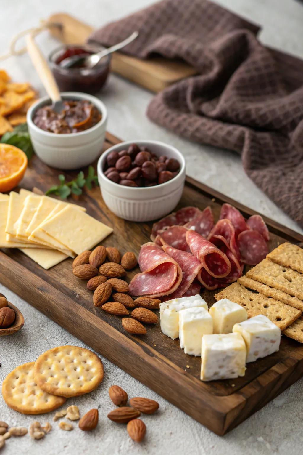 Sweet surprises inject delight into the snack spread.