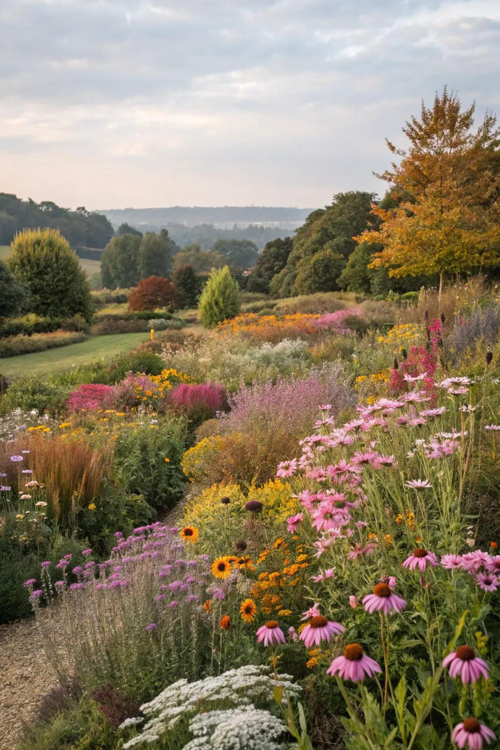 A seasonal display of botanicals ensuring year-round beauty.